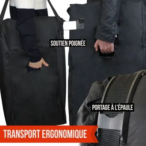Sac, Housse De Transport Ou De Rangement Pour échelle Télescopique 3,80m - Linxor - Noir 3 Sac, Housse De Transport Ou De Rangement Pour échelle Télescopique 3,80m - Linxor - Noir – Image 3