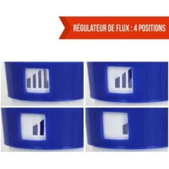 Diffuseur De Chlore Ou De Brome Flottant Réglable Ø 13 Cm - Linxor - Bleu -LINXOR Soldes Boutique 11484638 4