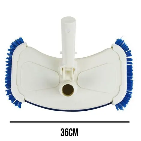 Tête De Balai Aspirant Avec Brosses Latérales Pour Manche Standard Ou Télescopique - Linxor - Blanc 2 Tête De Balai Aspirant Avec Brosses Latérales Pour Manche Standard Ou Télescopique - Linxor - Blanc – Image 2