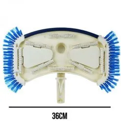 Tête De Balai Aspirant Avec Brosses Latérales Pour Manche Standard Ou Télescopique - Linxor - Blanc 5 Tête De Balai Aspirant Avec Brosses Latérales Pour Manche Standard Ou Télescopique - Linxor - Blanc -LINXOR Soldes Boutique 12355160 3