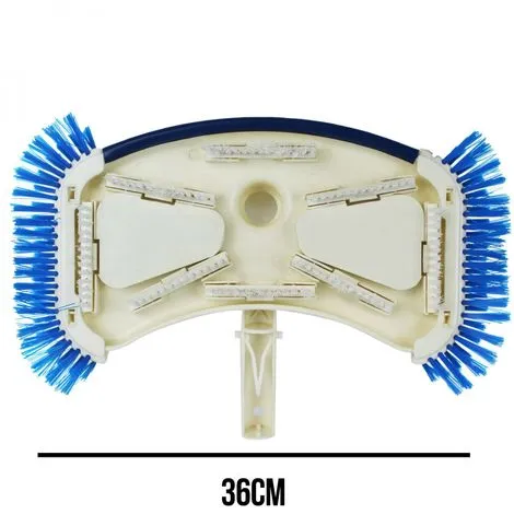 Tête De Balai Aspirant Avec Brosses Latérales Pour Manche Standard Ou Télescopique - Linxor - Blanc 3 Tête De Balai Aspirant Avec Brosses Latérales Pour Manche Standard Ou Télescopique - Linxor - Blanc – Image 3
