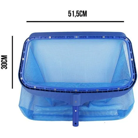 Tête D'épuisette De Fond Premium Bleu Pour Piscine Adaptable Sur Manche Standard Ou Télescopique - Linxor - Bleu 2 Tête D'épuisette De Fond Premium Bleu Pour Piscine Adaptable Sur Manche Standard Ou Télescopique - Linxor - Bleu – Image 2