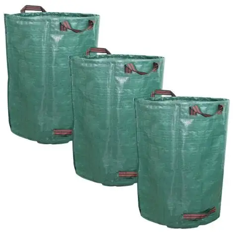 Lot De 3 Sacs De Déchets 160L En PP 150g/m² Autoportants - Linxor - Vert 1 Lot De 3 Sacs De Déchets 160L En PP 150g/m² Autoportants - Linxor - Vert