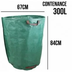 Lot De 3 Sacs De Déchets 300L En PP 150g/m² Autoportants - Linxor - Vert 7 Lot De 3 Sacs De Déchets 300L En PP 150g/m² Autoportants - Linxor - Vert -LINXOR Soldes Boutique 12355164 3