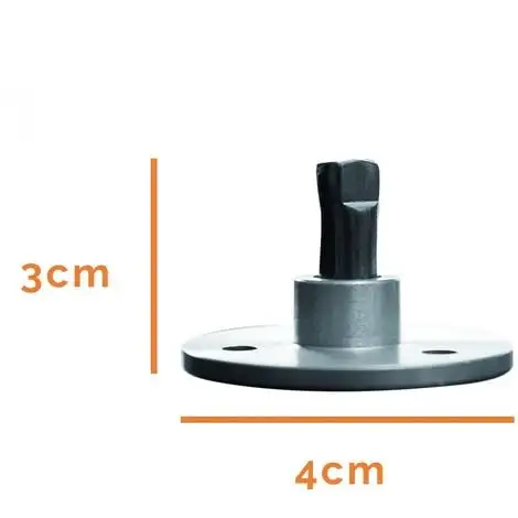 Lot De 5 Pitons Télescopiques En Inox Pour Plage En Bois - Linxor - Gris 2 Lot De 5 Pitons Télescopiques En Inox Pour Plage En Bois - Linxor - Gris – Image 2