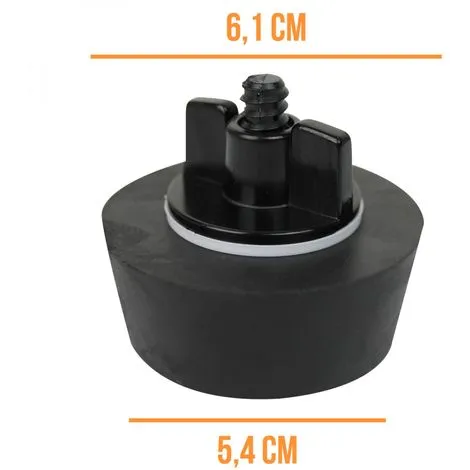 Bouchon D'hivernage Pour Piscine 2P - Linxor - Noir 2 Bouchon D'hivernage Pour Piscine 2P - Linxor - Noir – Image 2