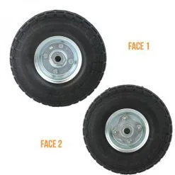 Roue Increvable Pour Chariot 26 X 8.5 Cm, Axe 16 Mm - Noir - Linxor - Noir 5 Roue Increvable Pour Chariot 26 X 8.5 Cm, Axe 16 Mm - Noir - Linxor - Noir -LINXOR Soldes Boutique 16294285 3