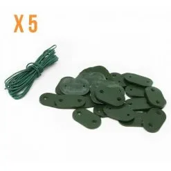 Lot De 5 Kits De Fixation Pour Brise Vue, Canisse Anti-UV - 30 Plaquettes + 4.20 M De Fil - Vert - Linxor - Vert 6 Lot De 5 Kits De Fixation Pour Brise Vue, Canisse Anti-UV - 30 Plaquettes + 4.20 M De Fil - Vert - Linxor - Vert -LINXOR Soldes Boutique 17081618 3