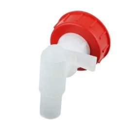 Robinet à Vis Pour Bidon En Plastique - DIN53 - Linxor - Rouge