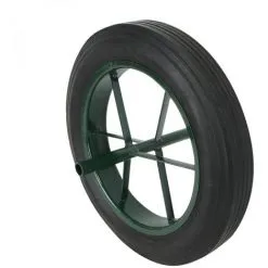 Roue Pleine Pour Brouette - Noir - Ø 40 Cm - Axe 20 Mm - Linxor - Noir