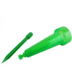 LINXOR Soldes Boutique 30 Pluviomètre En Plastique 43.5 Cm Avec Piquet De Fixation - Graduation 39 Mm - Vert - Linxor - Vert