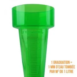 Pluviomètre En Plastique 43.5 Cm Avec Piquet De Fixation - Graduation 39 Mm - Vert - Linxor - Vert 5 Pluviomètre En Plastique 43.5 Cm Avec Piquet De Fixation - Graduation 39 Mm - Vert - Linxor - Vert -LINXOR Soldes Boutique 17395035 3