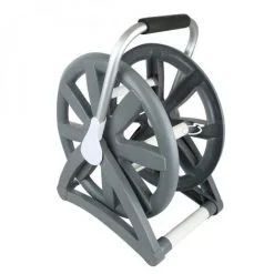 Enrouleur De Tuyau Flottant Jusqu'à 15 M Pour Piscine Avec Poignée De Transport - Linxor - Gris