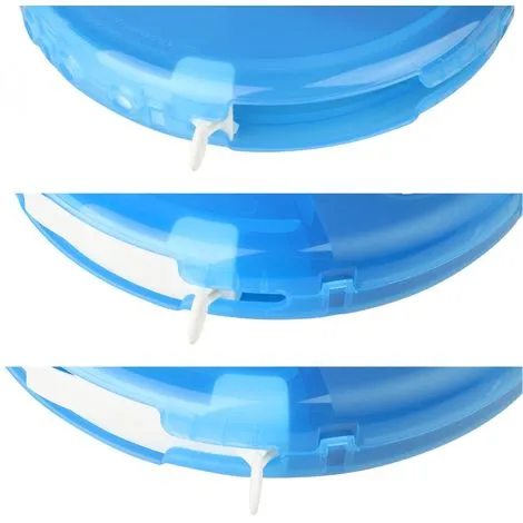Dispenseur De Chlore Et De Brome Flottant Réglable Pour Piscine - Diam 25 Cm - Linxor - Bleu 3 Dispenseur De Chlore Et De Brome Flottant Réglable Pour Piscine - Diam 25 Cm - Linxor - Bleu – Image 3