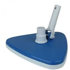 Tête De Balai Aspirant Triangulaire Bleu Pour Manche Standard Ou Télescopique - Linxor - Bleu