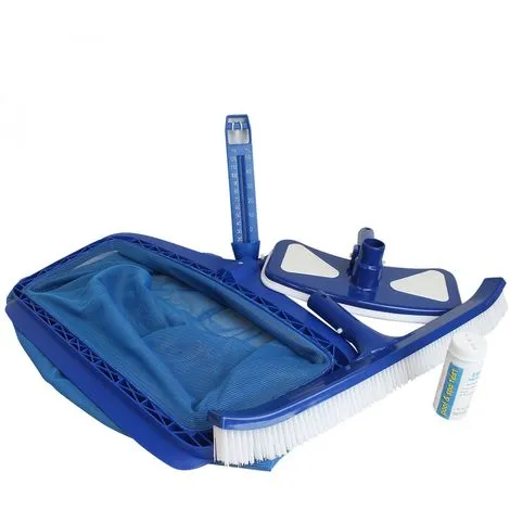 Kit D'accessoires Entretien Pour Piscine - Linxor - Bleu 1 Kit D'accessoires Entretien Pour Piscine - Linxor - Bleu