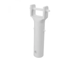 Poignée D'articulation Pour Fixation De Manche D'accessoire De Piscine - Blanc - Linxor - Blanc