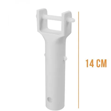 Poignée D'articulation Pour Fixation De Manche D'accessoire De Piscine - Blanc - Linxor - Blanc 2 Poignée D'articulation Pour Fixation De Manche D'accessoire De Piscine - Blanc - Linxor - Blanc – Image 2