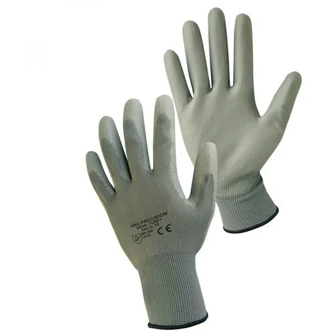 Paire De Gants De Protection Pro Précision En Polyester Enduit De Polyuréthane - Taille 10 - XL - Gris - Linxor - Gris 1 Paire De Gants De Protection Pro Précision En Polyester Enduit De Polyuréthane - Taille 10 - XL - Gris - Linxor - Gris