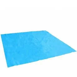 LINXOR Soldes Boutique 4 Tapis De Sol Et De Protection Bleu Pour Piscine 3 M X 3 M - Linxor - Bleu