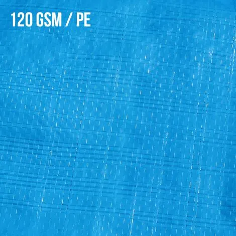 Tapis De Sol Et De Protection Bleu Pour Piscine 3 M X 3 M - Linxor - Bleu 3 Tapis De Sol Et De Protection Bleu Pour Piscine 3 M X 3 M - Linxor - Bleu – Image 3