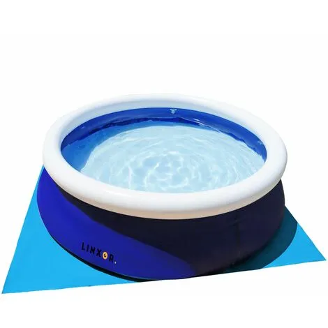 Tapis De Sol Et De Protection Bleu Pour Piscine 3 M X 3 M - Linxor - Bleu 4 Tapis De Sol Et De Protection Bleu Pour Piscine 3 M X 3 M - Linxor - Bleu – Image 4