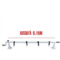 Enrouleur De Bâche à Bulles Pour Piscine Hors Sol Extensible De 1.37m à 6.15m Avec Pinces - Linxor - Blanc 7 Enrouleur De Bâche à Bulles Pour Piscine Hors Sol Extensible De 1.37m à 6.15m Avec Pinces - Linxor - Blanc -LINXOR Soldes Boutique 19840435 3