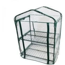 Serre De Jardin 2 étagères 69 X 49 X 90 Cm Transparente En Plastique PVC - Linxor - Transparent 6 Serre De Jardin 2 étagères 69 X 49 X 90 Cm Transparente En Plastique PVC - Linxor - Transparent -LINXOR Soldes Boutique 24233514 3