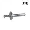Lot De 100 Rivets De Fixation En Inox 4.8 X 25 Mm - Linxor - Gris
