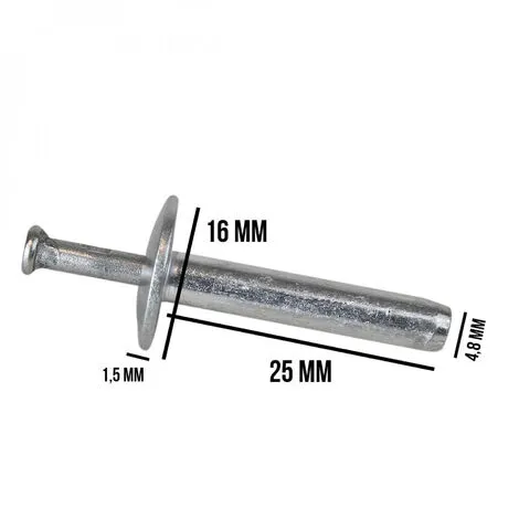 Lot De 100 Rivets De Fixation En Inox 4.8 X 25 Mm - Linxor - Gris 3 Lot De 100 Rivets De Fixation En Inox 4.8 X 25 Mm - Linxor - Gris – Image 3