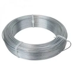 Fil De Tension En Acier Galvanisé Pour Grillage Ou Autre - 100 M X 2.2mm Ø - Gris - Linxor - Gris