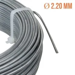 Fil De Tension En Acier Galvanisé Pour Grillage Ou Autre - 100 M X 2.2mm Ø - Gris - Linxor - Gris 5 Fil De Tension En Acier Galvanisé Pour Grillage Ou Autre - 100 M X 2.2mm Ø - Gris - Linxor - Gris -LINXOR Soldes Boutique 28380606 3