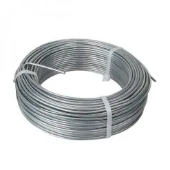 Fil De Tension En Acier Galvanisé Pour Grillage Ou Autre - 100 M X 2.7mm Ø - Gris - Linxor - Gris
