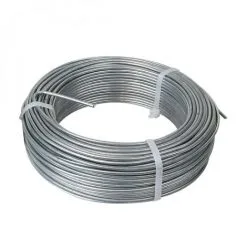 Fil De Tension En Acier Galvanisé Pour Grillage Ou Autre - 50 M X 2.7mm Ø - Gris - Linxor - Gris