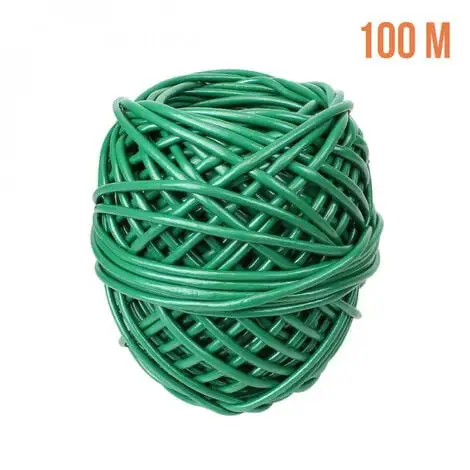 Bobine De Lien Tube Creux Antigel En PVC - Diam 4,5 Mm X 100 M - Vert - Linxor - Vert 2 Bobine De Lien Tube Creux Antigel En PVC - Diam 4,5 Mm X 100 M - Vert - Linxor - Vert – Image 2