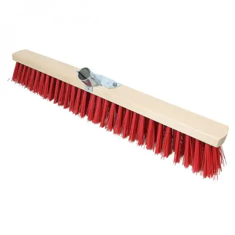 Balai Cantonnier En Bois - 60 Cm - Rouge - Linxor - Rouge 1 Balai Cantonnier En Bois - 60 Cm - Rouge - Linxor - Rouge