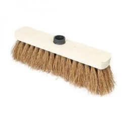 Balai En Coco Naturel Et Bois - 29 Cm - Marron - Linxor - Marron