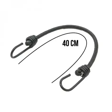 Lot De 10 Tendeurs Sandows élastiques Avec 2 Crochets - 40 Cm - Noir - Linxor - Noir 2 Lot De 10 Tendeurs Sandows élastiques Avec 2 Crochets - 40 Cm - Noir - Linxor - Noir – Image 2