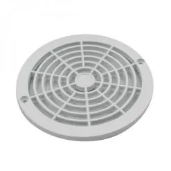Grille Bonde De Fond Ronde Pour Piscine - Diam 18,5 Cm - Blanc - Linxor - Blanc