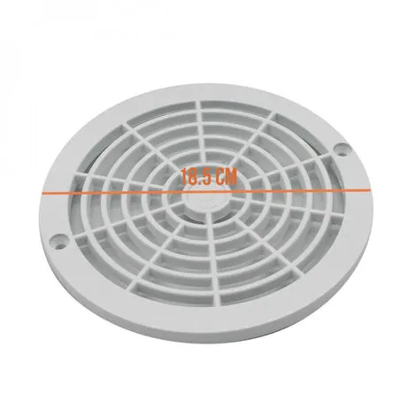 Grille Bonde De Fond Ronde Pour Piscine - Diam 18,5 Cm - Blanc - Linxor - Blanc 2 Grille Bonde De Fond Ronde Pour Piscine - Diam 18,5 Cm - Blanc - Linxor - Blanc – Image 2