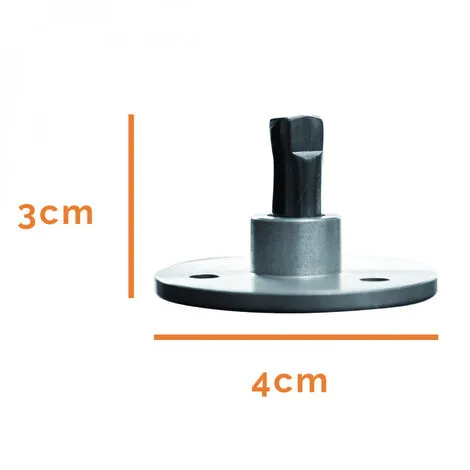 LINXOR Lot De 50 Pitons Télescopiques En Inox Pour Plage En Bois - Gris 2 LINXOR Lot De 50 Pitons Télescopiques En Inox Pour Plage En Bois - Gris – Image 2