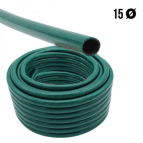 Tuyau D'arrosage - 25 M - Diam 15 Mm - Vert - Linxor - Vert 2 Tuyau D'arrosage - 25 M - Diam 15 Mm - Vert - Linxor - Vert – Image 2