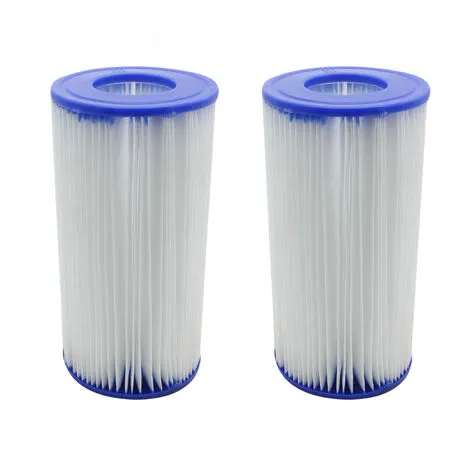 Lot De 2 Cartouches De Filtration Pour Pompe De Piscine - Type III - A/C - Linxor - Blanc 1 Lot De 2 Cartouches De Filtration Pour Pompe De Piscine - Type III - A/C - Linxor - Blanc