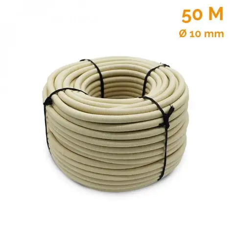 Bobine, Rouleau De Tendeur élastique - 50 Mètres X 10 Mm - Beige - Linxor - Beige 2 Bobine, Rouleau De Tendeur élastique - 50 Mètres X 10 Mm - Beige - Linxor - Beige – Image 2