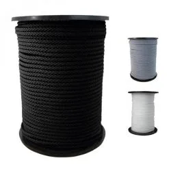 LINXOR Soldes Boutique 10 Bobine De Corde Tressée 3 Mm X 100 M - Noir - Linxor - Noir