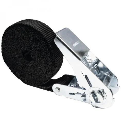 Sangle D'arrimage à Cliquet - 25 Mm X 5 M - Noir - Linxor - Noir 1 Sangle D'arrimage à Cliquet - 25 Mm X 5 M - Noir - Linxor - Noir