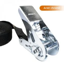 Sangle D'arrimage à Cliquet - 25 Mm X 5 M - Noir - Linxor - Noir 5 Sangle D'arrimage à Cliquet - 25 Mm X 5 M - Noir - Linxor - Noir -LINXOR Soldes Boutique 52884186 3