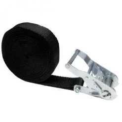 Sangle D'arrimage à Cliquet - 35 Mm X 7 M - Noir - Linxor - Noir