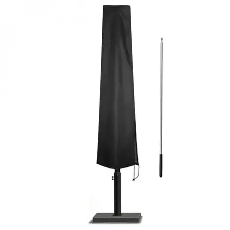 Housse De Protection Imperméable Et Anti-uv Pour Parasol - 183 X 25 - 35 Cm - Noir - Linxor - Noir 1 Housse De Protection Imperméable Et Anti-uv Pour Parasol - 183 X 25 - 35 Cm - Noir - Linxor - Noir