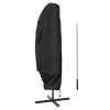 Housse De Protection Imperméable Et Anti-uv Pour Parasol Déporté - 205 X 48 - 57 - 25 Cm - Noir - Linxor - Noir